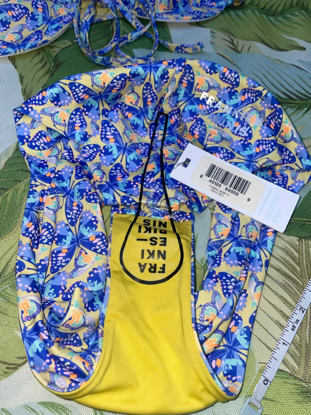 Frankie’s Bikinis NWT Monarch Bikini Set - Size M Birdie Top & Sm Gavin Bottom